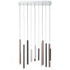 Brilliant Cembalo Hanglamp LED Bruin, 14-lichts