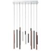 Brilliant Cembalo Hanglamp LED Bruin, 14-lichts