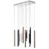 Brilliant Cembalo Hanglamp LED Bruin, 14-lichts