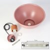 Chipou Hanglamp Roze, 1-licht