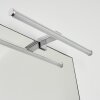 Morges Spiegellamp LED Chroom, 1-licht