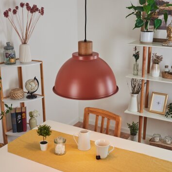 Chipou Hanglamp Red, 1-licht