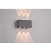 Trio Clyde Buiten muurverlichting LED Antraciet, 2-lichts