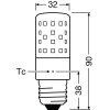 OSRAM LED E27 7,3 watt 2700 kelvin 806 lumen