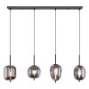 Globo BLACKY Hanger Zwart, 4-lichts