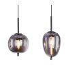 Globo BLACKY Hanger Zwart, 4-lichts