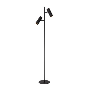 Lucide CLUBS Staande lamp Zwart, 2-lichts