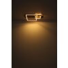 Globo VANNI Plafondlamp LED houtlook, Wit, 1-licht