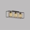 Fischer & Honsel Caydo Plafondlamp Zwart, 3-lichts