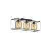 Fischer & Honsel Caydo Plafondlamp Zwart, 3-lichts