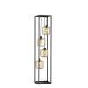 Fischer & Honsel Caydo Staande lamp Zwart, 4-lichts