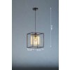 Fischer & Honsel Caydo Hanglamp Zwart, 1-licht