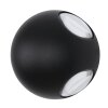 Globo SLICE Buiten muurverlichting LED Zwart, 1-licht