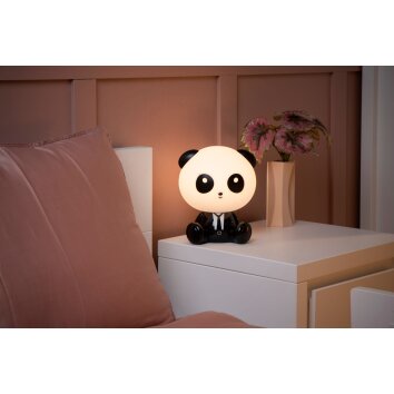 Lucide DODO PANDA Tafellamp LED Zwart, 1-licht