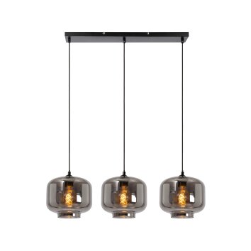 Lucide MEDINE Hanglamp Zwart, 3-lichts