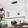 Rung Hanger LED Zwart, 1-licht