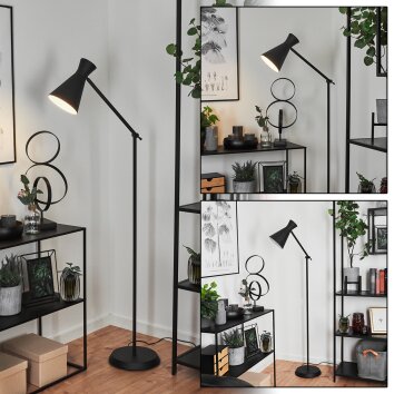 Vijes Staande lamp Zwart, 1-licht