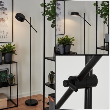 Camori Staande lamp Zwart, 1-licht