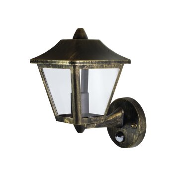 LEDVANCE ENDURA® Buiten muurverlichting Goud, Zwart, 1-licht, Bewegingsmelder