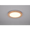 Reality Camillus Plafondpaneel LED houtlook, Wit, 1-licht