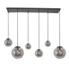 Steinhauer Bollique Hanglamp Zwart, 6-lichts