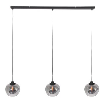 Steinhauer Lotus Hanglamp Zwart, 3-lichts