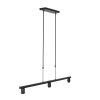 Steinhauer Stang Hanglamp Zwart, 3-lichts