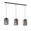 SCHÖNER WOHNEN-Kollektion Cage Hanglamp Zwart, 3-lichts