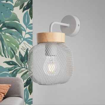 Brilliant Giada Muurlamp Grijs, 1-licht