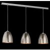 Fischer Leuchten Shine ALU Hanglamp Nikkel mat, 3-lichts