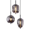 Globo BLACKY Hanger Zwart, 6-lichts