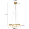 Steinhauer Ringlux Hanglamp LED Goud, 3-lichts