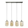 Stripe Hanglamp Grijs, 4-lichts