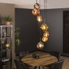 Stellar Hanglamp Oud zilver, 7-lichts