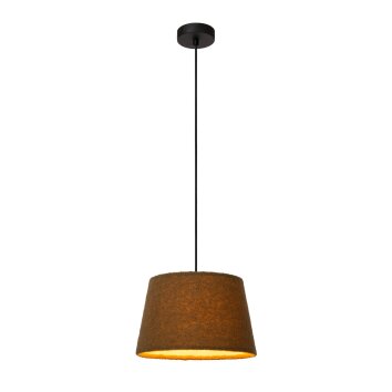 Lucide WOOLLY Hanglamp Zwart, 1-licht