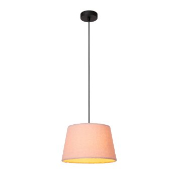 Lucide WOOLLY Hanglamp Zwart, 1-licht