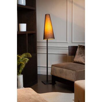 Lucide GREGORY Staande lamp Zwart, 1-licht