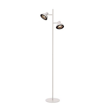 Lucide SENSAS Staande lamp Wit, 2-lichts