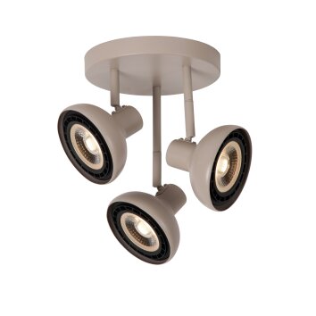 Lucide SENSAS Plafondlamp Beige, 3-lichts