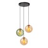 Lucide MONSARAZ Hanglamp Zwart, 3-lichts