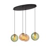 Lucide MONSARAZ Hanglamp Zwart, 4-lichts