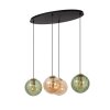 Lucide MONSARAZ Hanglamp Zwart, 4-lichts