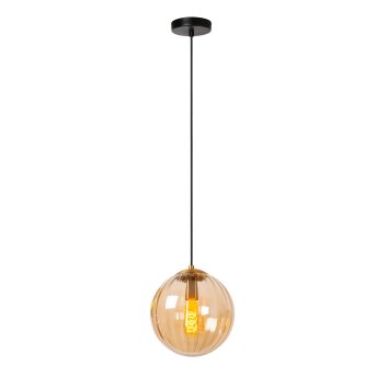 Lucide MONSARAZ Hanglamp Zwart, 1-licht