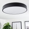 Maho Plafondlamp LED Zwart, 1-licht