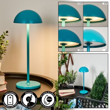 Pelaro Tafellamp voor buiten LED Blauw, 1-licht