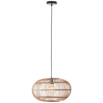 Brilliant Woodball Hanglamp Zwart, 1-licht