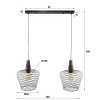 Accent Hanglamp Koperkleurig, 2-lichts