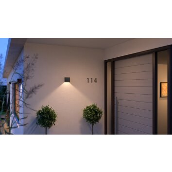 Philips Hue Resonate Buiten muurverlichting LED Zwart, 1-licht, Kleurwisselaar