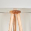 Saladillo Staande lamp Hout licht, Wit, 1-licht