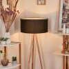 Saladillo Staande lamp Hout licht, Wit, 1-licht